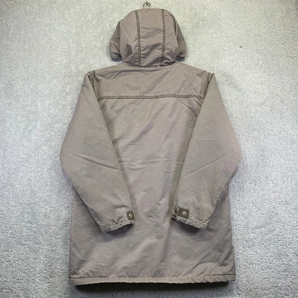 Vintage GAP Kids Jacket Size XXL 14-16 Khaki Parka Utility Field Quilt Lined Y2k